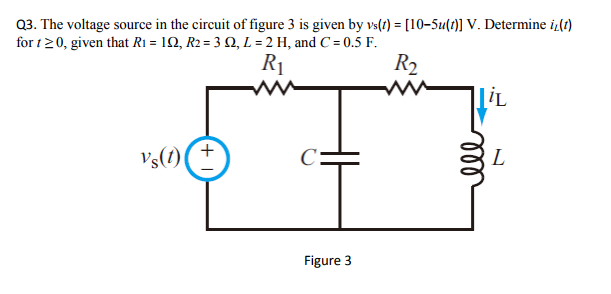 Solved The voltage source in the circuit of figure 3 is | Chegg.com
