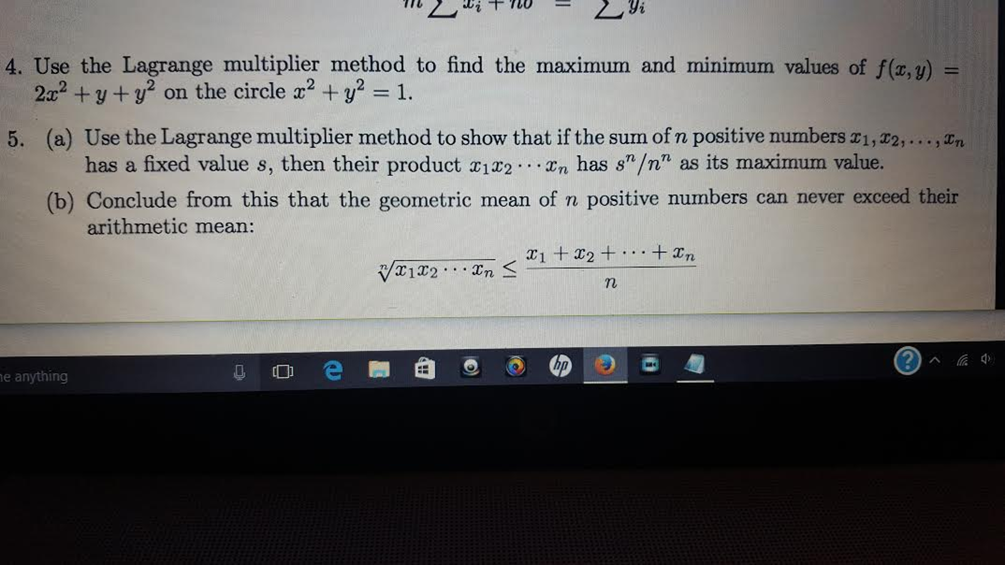 Solved Use the Lagrange multiplier method to find the | Chegg.com