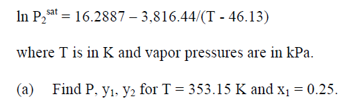 Solved 4. The binary mixture of 2-propanol 1) water 2) | Chegg.com