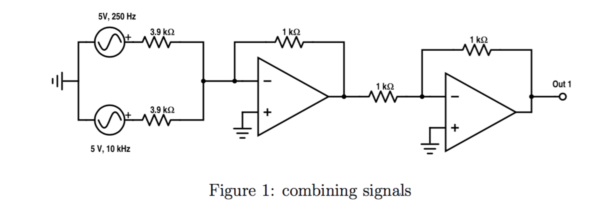 Separating Signals Circuit Diagram