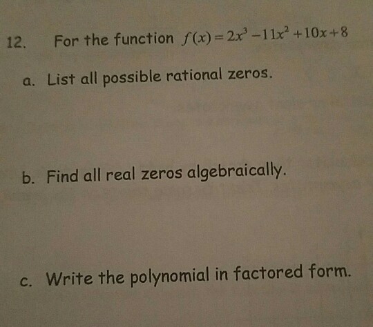 solved-12-for-the-function-f-x-2x-11x-10x-8-a-list-all-chegg