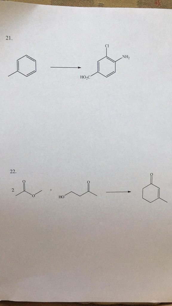 Solved Complete The Following Synthesis Practice Problems By | Chegg.com