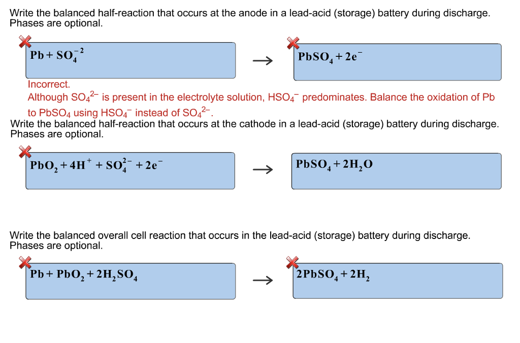 Solved Write the balanced halfreaction that occurs at the