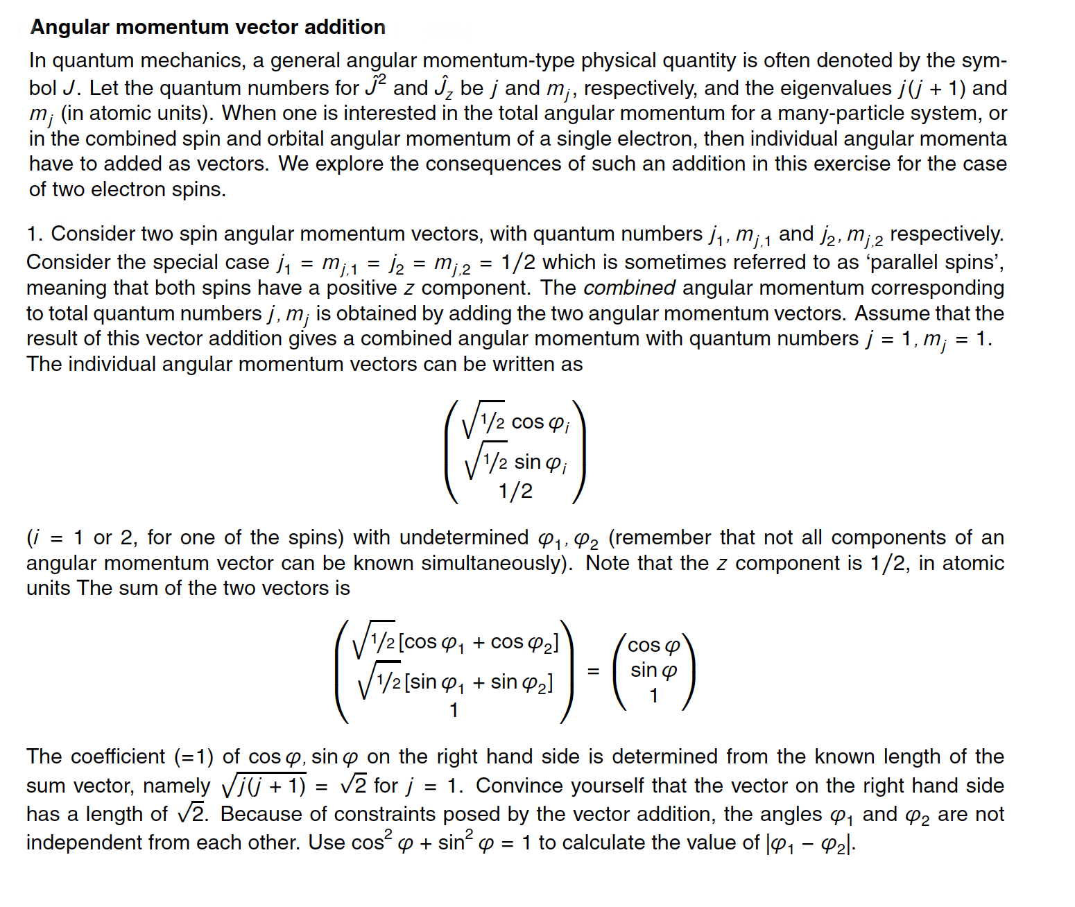 Solved In Quantum Mechanics, A General Angular Momentum-type | Chegg.com