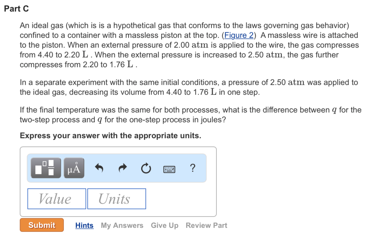 Solved An Ideal Gas Which Is Is A Hypothetical Gas That Chegg Com