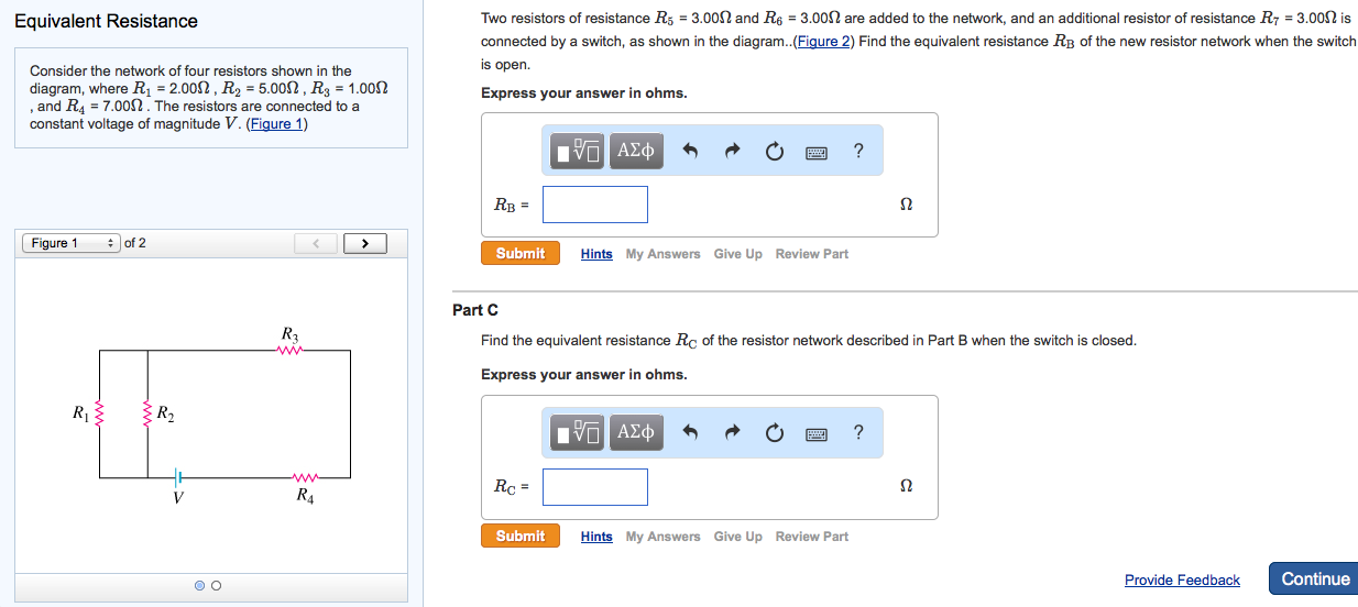 Solved Find the equivalent resistance RA of the