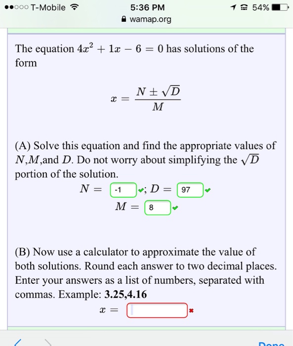 solve the equation x 4 5x 2 6 0