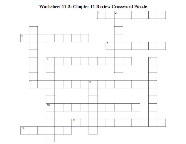 homework tasks 11 crossword clue