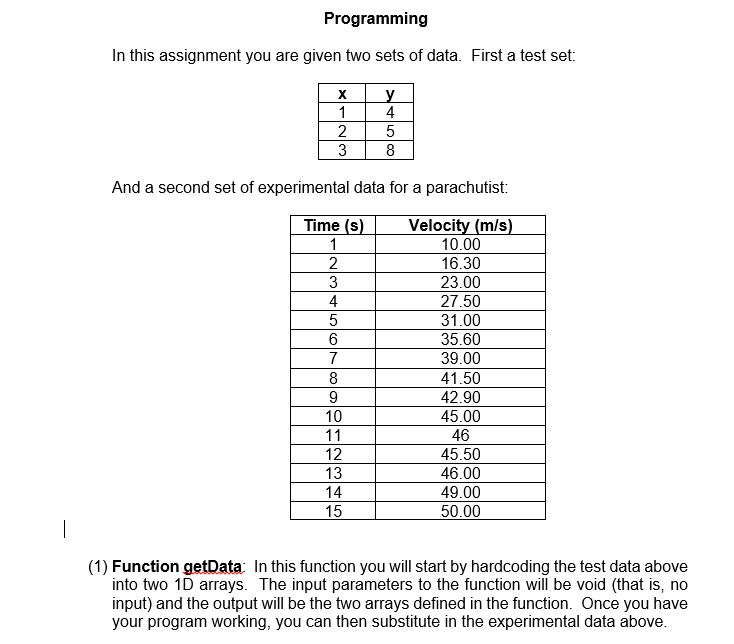 Matlab help writing 4 functions | Chegg.com