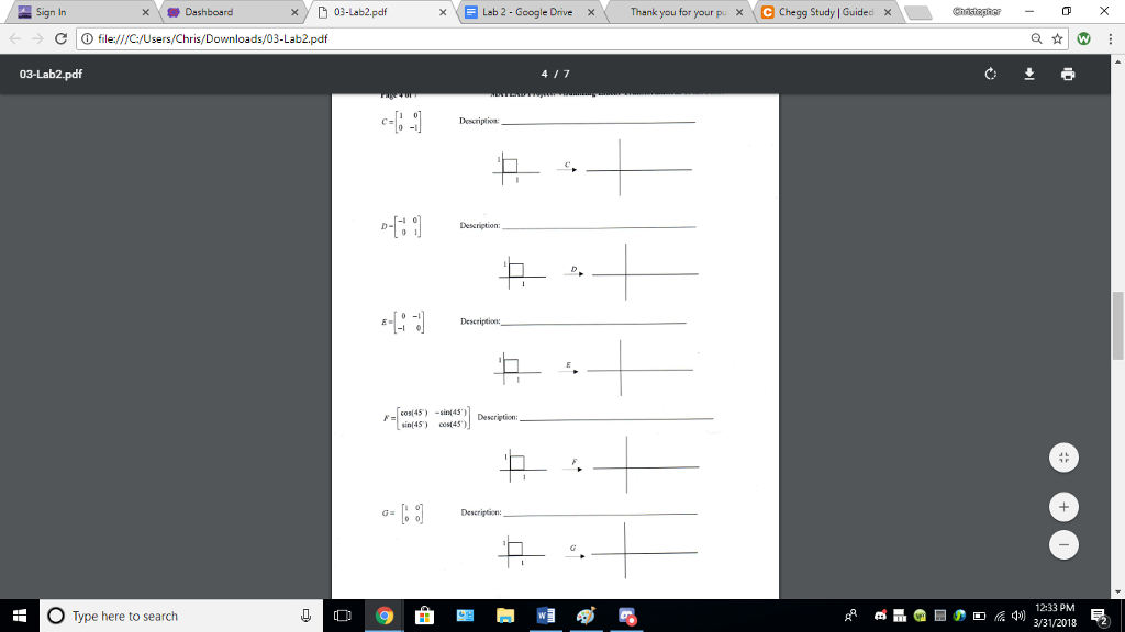 Solved Sign I xLab 2 D 03-Lab2.pdf XM (no subject) - | Chegg.com
