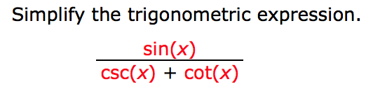 solved-simplify-the-trigonometric-expression-sin-x-csc-x-chegg