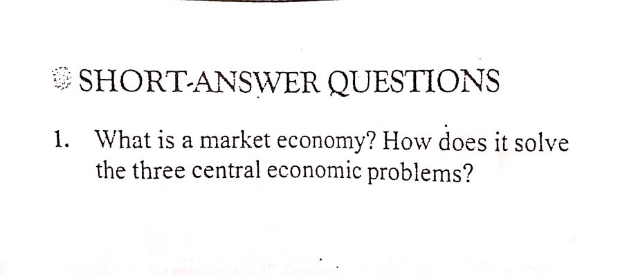 3 basic economic questions market economy