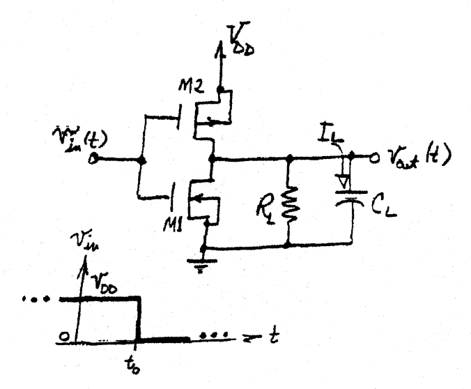 Solved CMOS Inverter Load Circuit Find VOH and VOL. For
