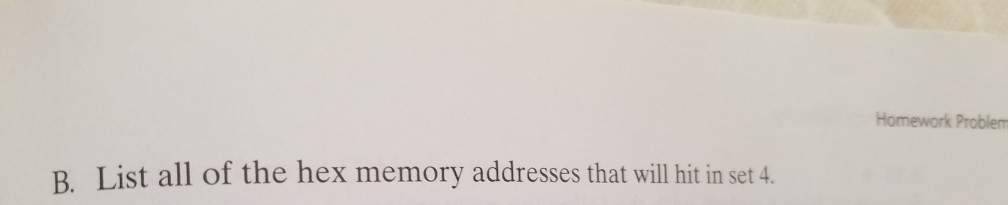Solved itt set 6 6.28 This problem concerns the cache in | Chegg.com