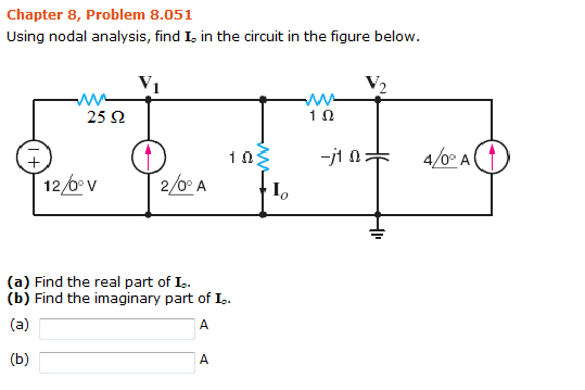 Solved Using Nodal Analysis Find I0 In The Circuit In The