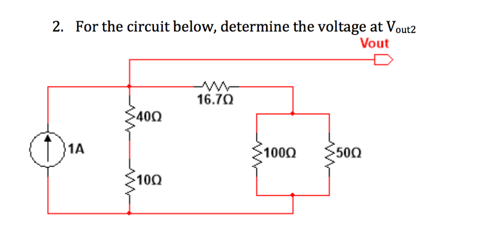 Solved 2. For The Circuit Below, Determine The Voltage At 