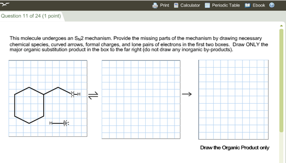 Solved This Molecule Undergoes An SN2 Mechanism. Provide The | Chegg.com