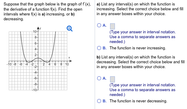 Solved Suppose that the graph below is the graph of f (x), | Chegg.com