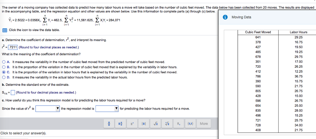 r squared and s assignment quizlet