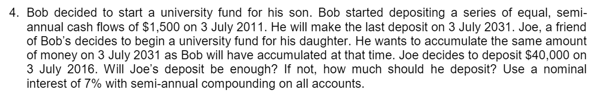 solved-bob-decided-to-start-a-university-fund-for-his-son-chegg