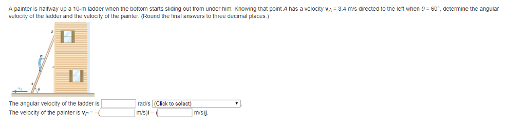 Solved A Painter Is Halfway Up A 10-m Ladder When The Bottom | Chegg.com