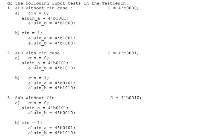 4 Bit Alu Verilog Code With Test Bench | bench labra dorca