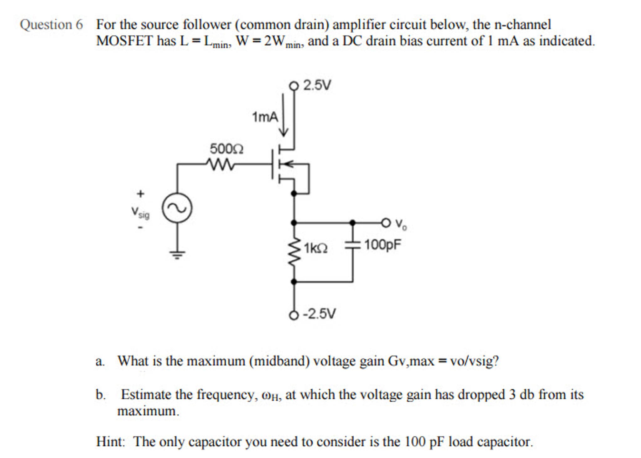 Solved Subject: Analog And Digital Circuits: The Information | Chegg.com