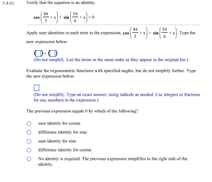 Solved: Write The Expression As A Function Of 0, With No A... | Chegg.com