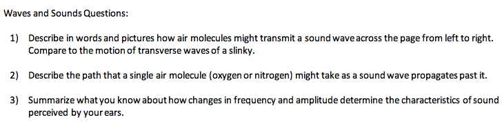 Solved The concept of waves and sounds is very confusing, | Chegg.com