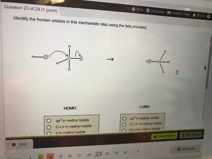 Solved Identify the frontier orbitals of each | Chegg.com