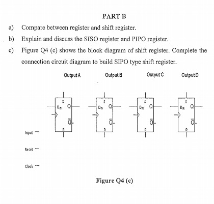 Solved Compare between register and shift register. Explain | Chegg.com