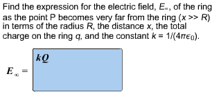 Solved Find the expression for the electric field E Chegg