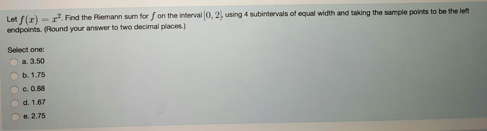 Solved Let f (x) = x^2. Find the Riemann sum for f on the | Chegg.com