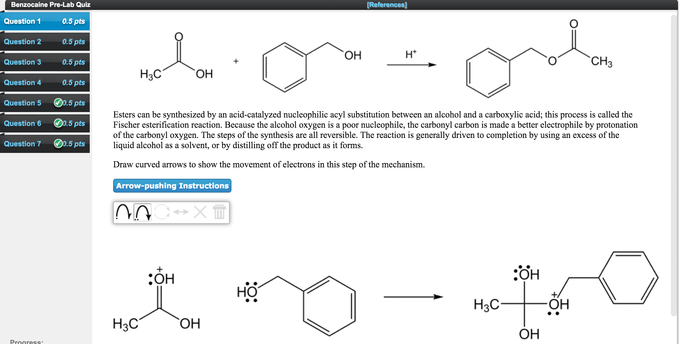 Solved Esters can be synthesized by an acid-catalyzed | Chegg.com