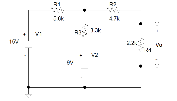 Solved part a) analyze the circuit in Fig below to find the | Chegg.com