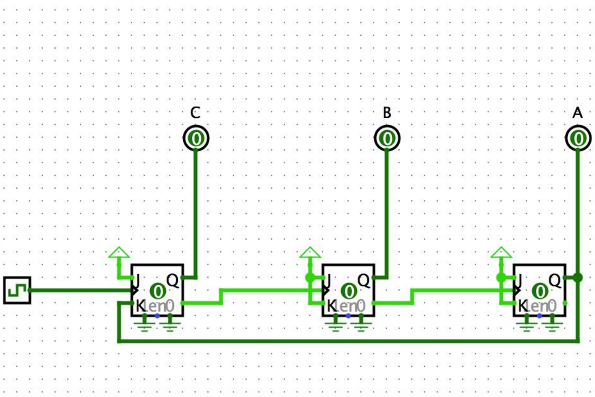 Solved a) What is the MOD number for this counter? b) This
