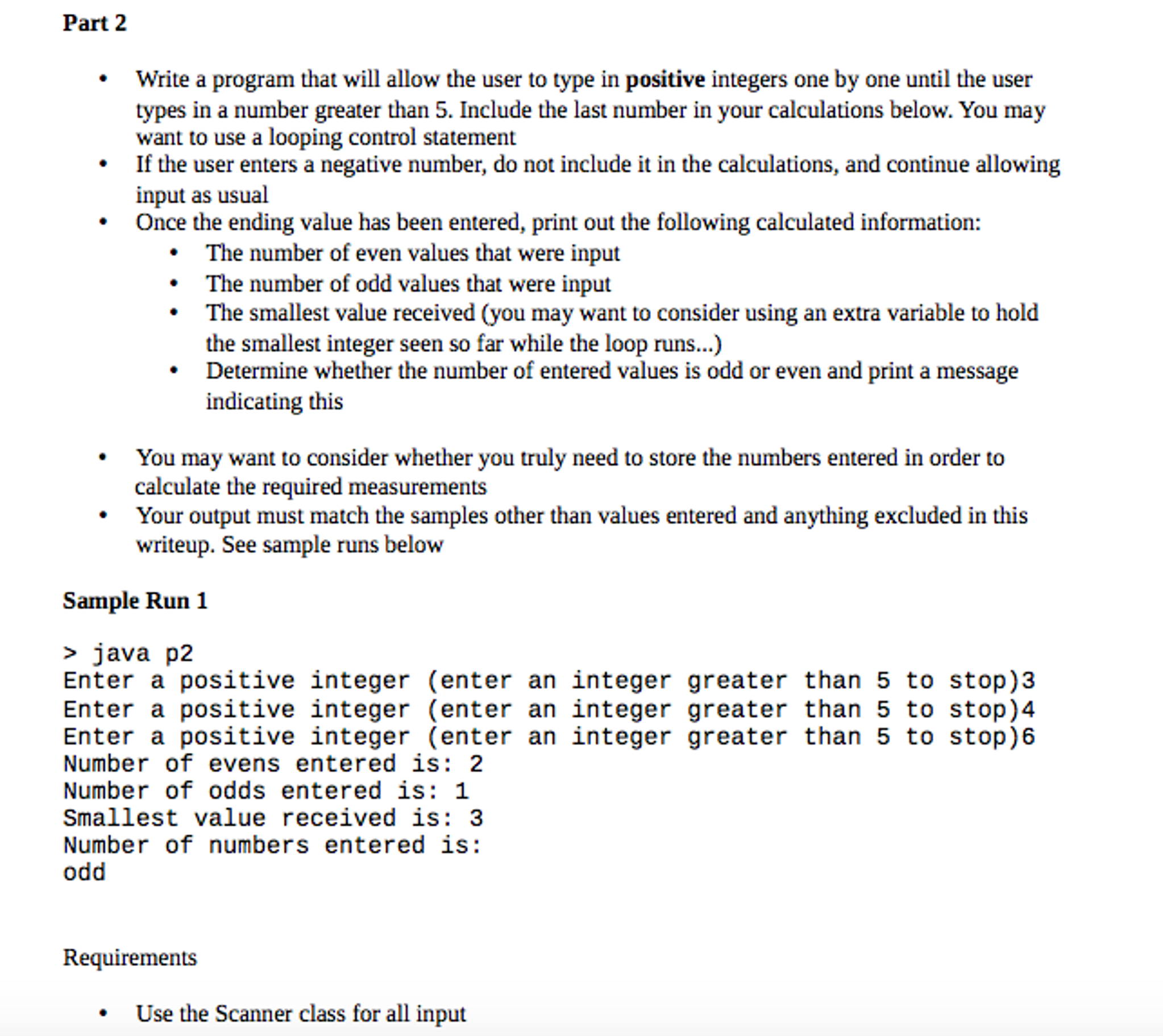 Solved Write a program that will allow the user to type in | Chegg.com