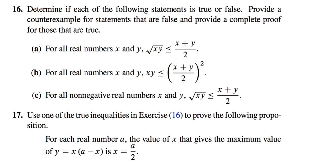 Solved Determine If Each Of The Following Statements Is True | Chegg.com