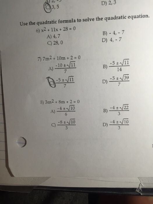 solve the quadratic equation x 2 8x 9 0