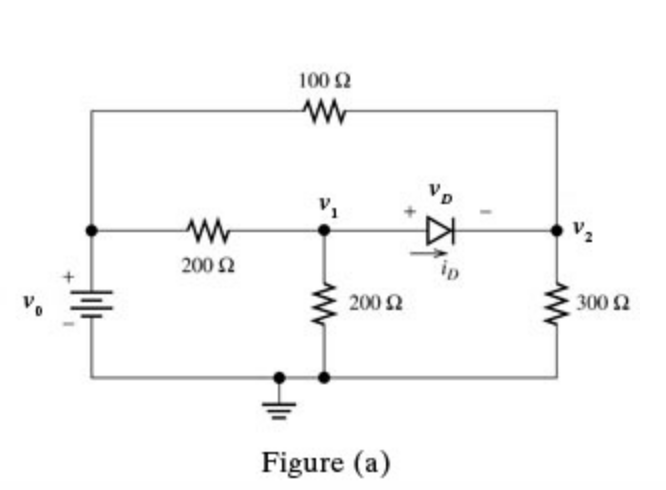 Solved In this problem, we will assume that the diode shown | Chegg.com