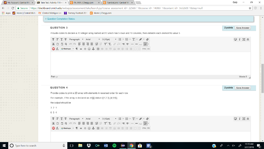 Solved Question 3 and 4 JAVA: | Chegg.com