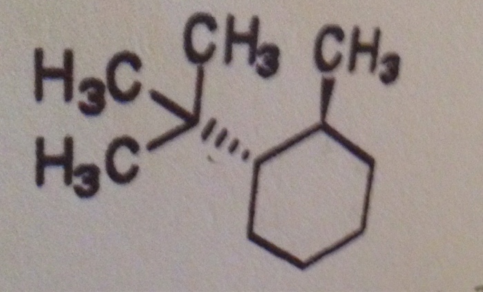 Solved Draw the most stable chair conformation of the | Chegg.com