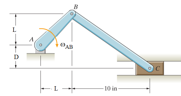 Solved Crank-Slider mechanism The input crank at constant | Chegg.com