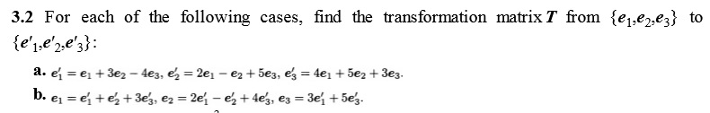 Solved For each of the following cases, find the | Chegg.com