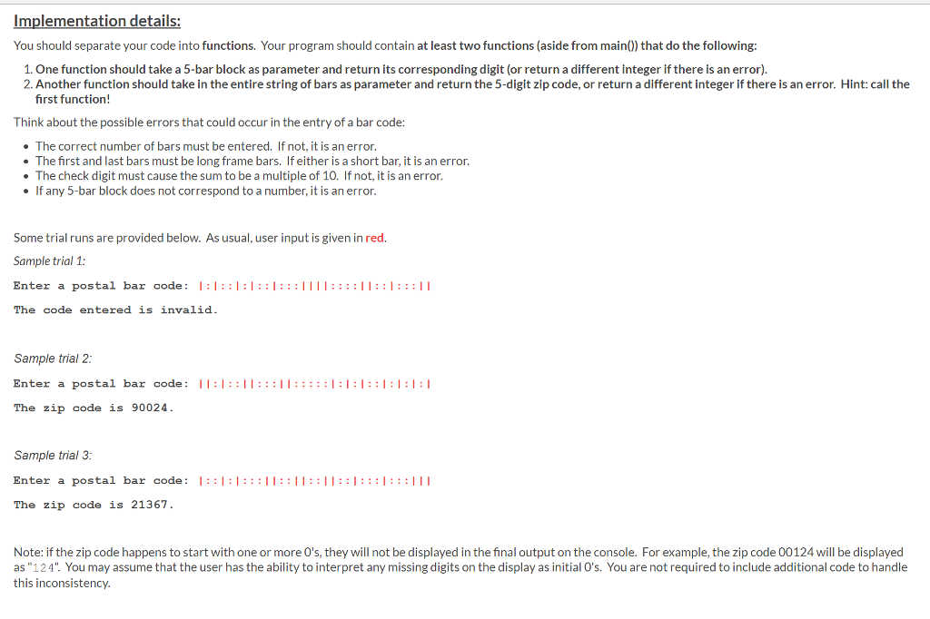 Solved Assignment 3: Going Postal! In this assignment, you | Chegg.com