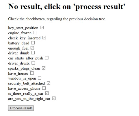 Solved A javascript or java app with decision tree | Chegg.com