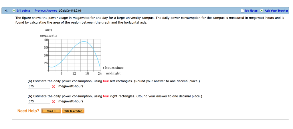 solved-the-figure-shows-the-power-usage-in-megawatts-for-one-chegg