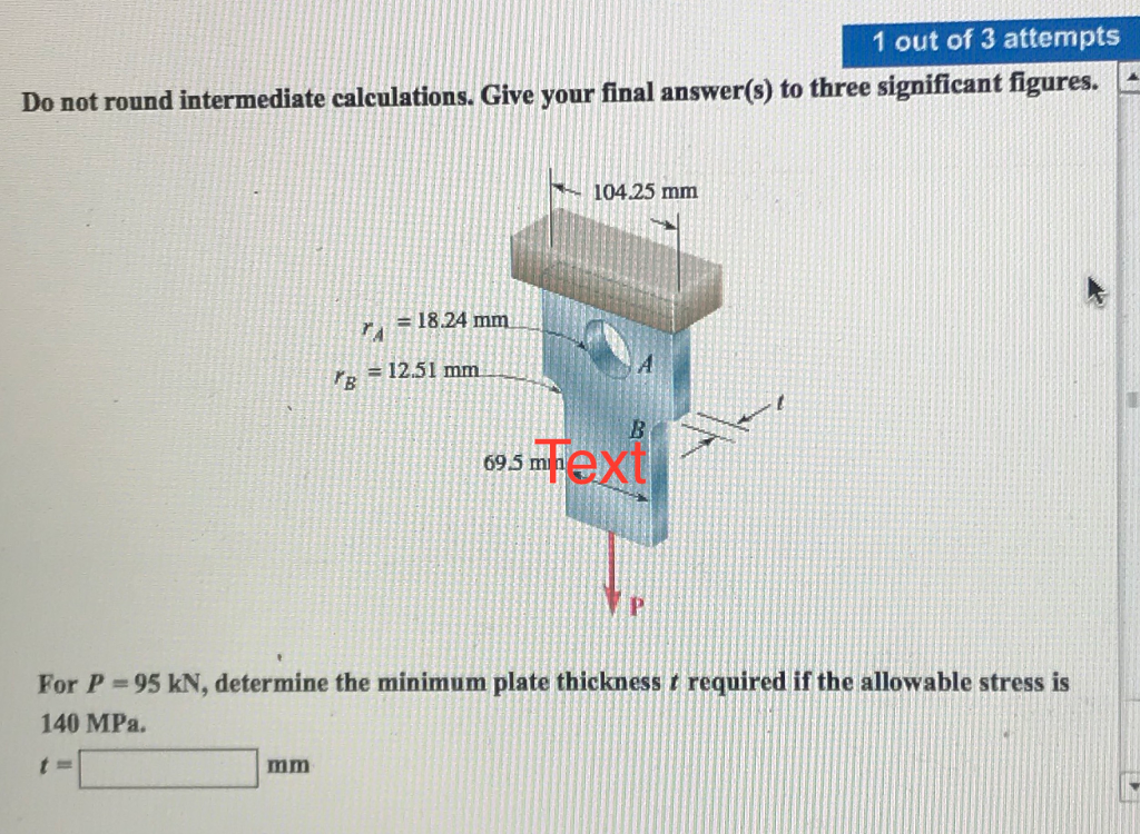 Solved 1 out of 3 attempts Do not round intermediate | Chegg.com