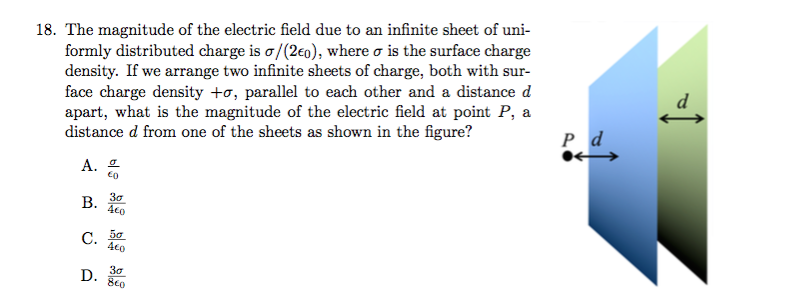 Solved The magnitude of the electric field due to an | Chegg.com