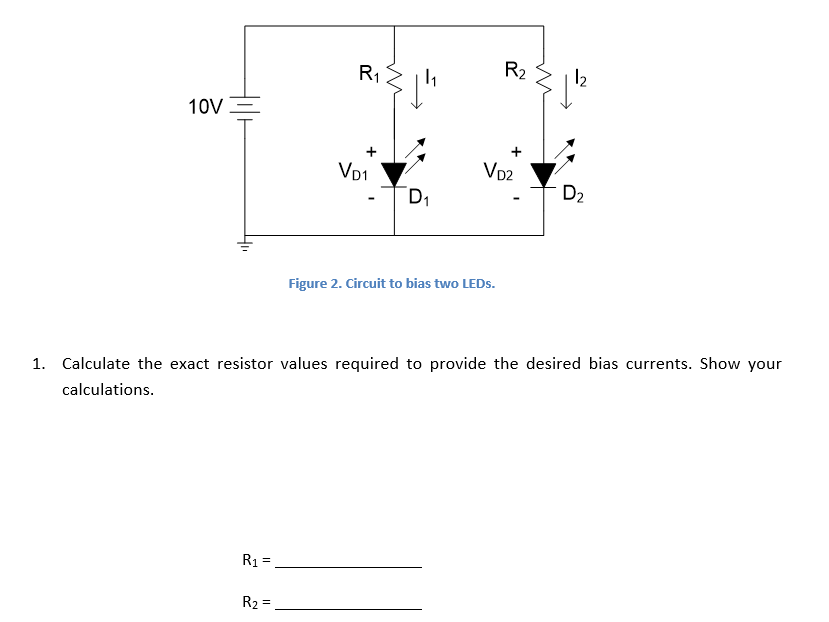 Solved calculate the exact resistor values required to